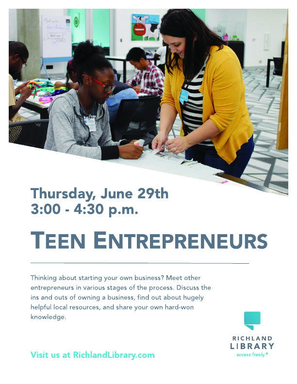 Teen Entrepreneurs Display